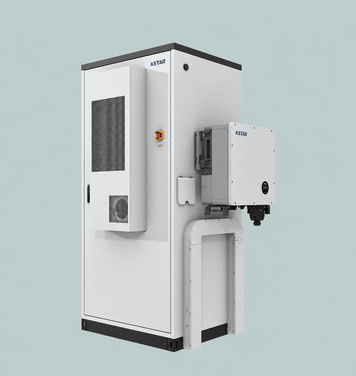 KSTAR commercial energy storage cabinet with attached inverter